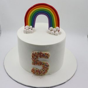 5th Birthday Rainbow theme