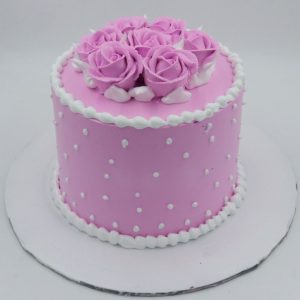 Pink Flower Cyclender Shape