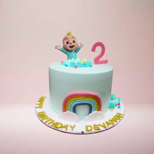Cocomelon Rainbow Adventure Cake