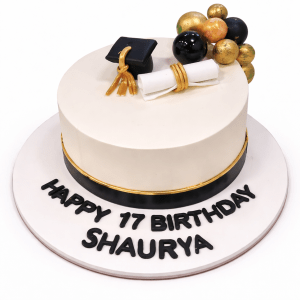 Graduation Milestone Birthday Cake