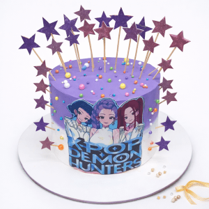 K-Pop Demon Hunters Anime Cake