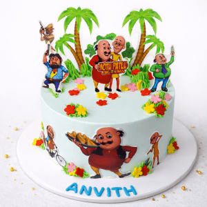 Motu Patlu King of Kings Birthday Cake