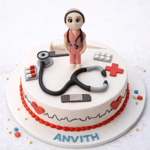 Doctor & Medical Theme Birthday Cake