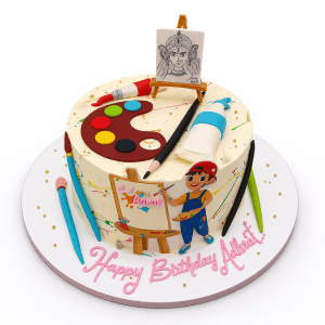 Creative Artist & Painter Birthday Cake