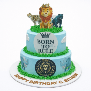 Born To Rule Lion King Cake